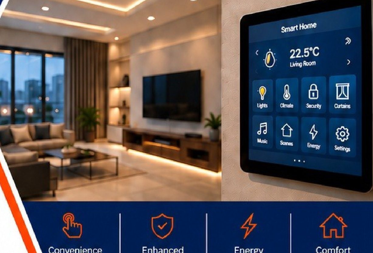 Smart home living room